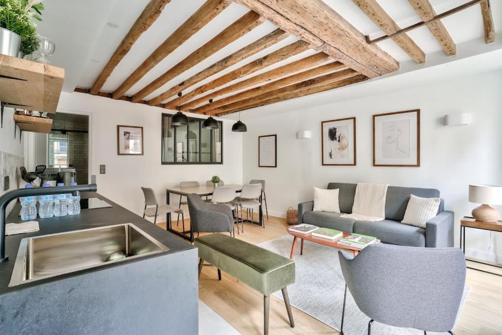 Magnifique Appartement Pour 6 - Montorgueil 巴黎 外观 照片