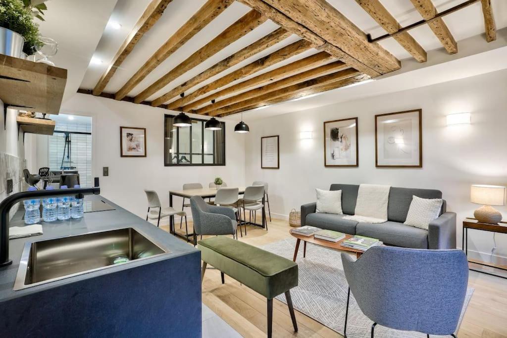 Magnifique Appartement Pour 6 - Montorgueil 巴黎 外观 照片